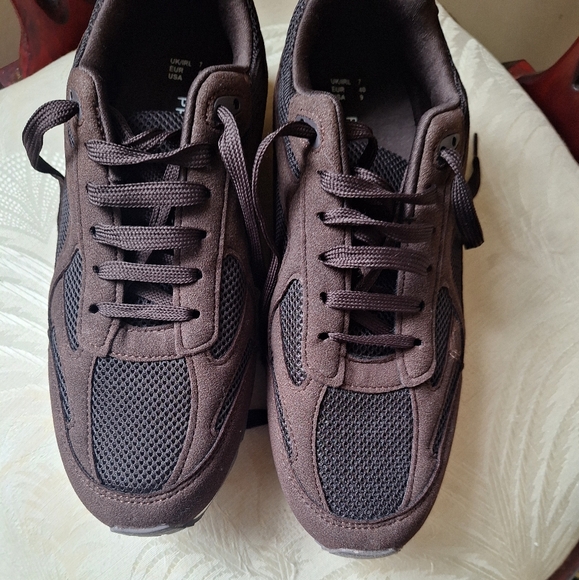 Primark Shoes - Primark Women Dark Brown Low Sneakers